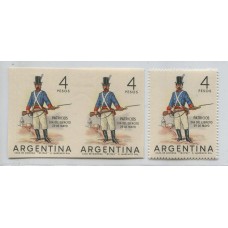 ARGENTINA 1964 GJ 1279P VARIEDAD SIN DENTAR NUEVA CON GOMA MUY RARA U$ 75 !!